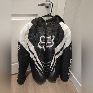 Fox Racing Black and White Jacket